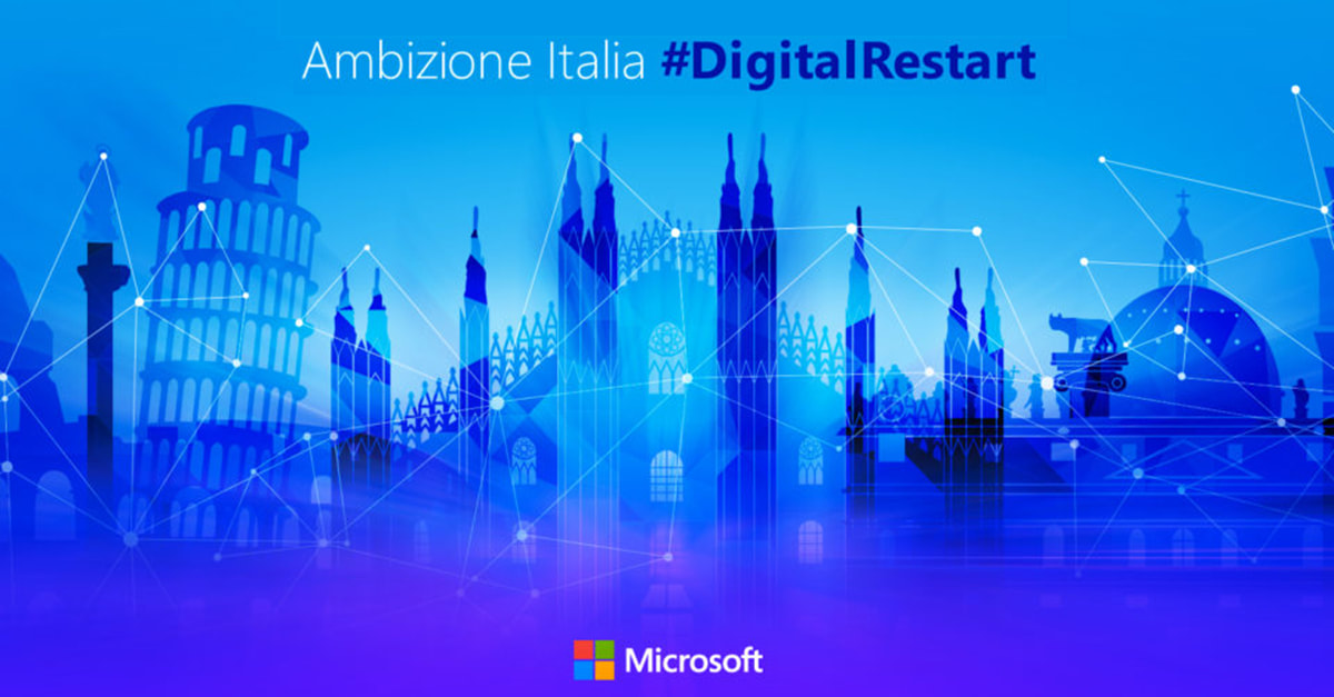 Microsoft, Italia, Ambizione Italia #DigitalRestart