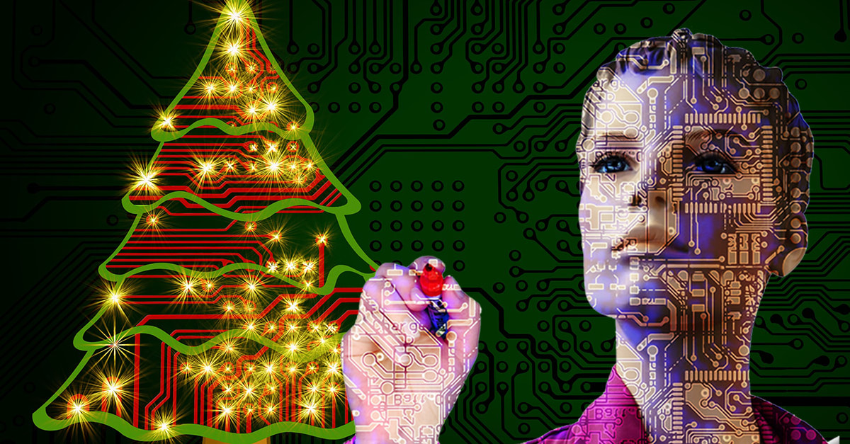 robot, intelligenza, artificiale, Natale, Softcomet, informatica